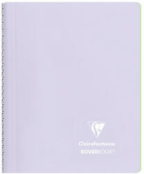 Clairefontaine Spirálfüzet Clairefontaine Koverbook Blush A/5 80 lapos PP borítású vonalas lila (366775C) - iratkapocs