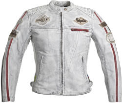 W-Tec Női motoros bőrkabát W-TEC Sheawen Lady White fehér S (20544-S)
