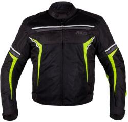 BOS Motoros kabát BOS Laganas Fekete/Sárga 4XL