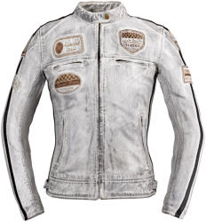 W-Tec Női bőr motoros kabát W-TEC Sheawen Lady White New S fehér (24460-S)
