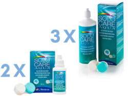 Menicon SOLO-Care Aqua (3 x 360 ml + 2 x 90 ml) (B 3 x SCA360  2 x SCA90 FREE) Lichid lentile contact