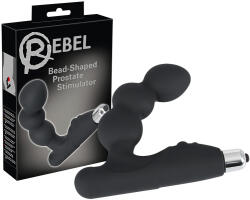 Rebel - vibrator pentru prostată cu bilă - silicon negru (05873460000) Vibrator
