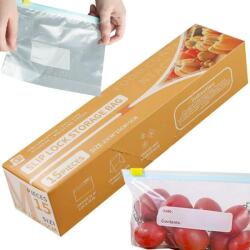  Csúszózáras tasak (ZIP) 1200ml 15db (v7225)