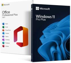  Licenccsomag Microsoft® Windows 11 PRO + Microsoft® Office 2021 Pro Plus USB