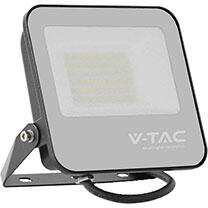 V-TAC Pro LED reflektor, fekete ház (50W/8000lm) 160lm/W - természetes fehér ( 23694)
