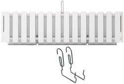 Prosperplast Cufăr cu metal. cu suport BOARDEE FENCYCASE W alb 58cm