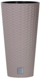 Prosperplast Ghiveci RATO TUBUS + depozit mocca 20cm