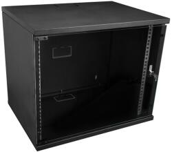 S-Link Rackszekrény - 9U 19" fali kivitel (530x400mm, Flatpack) (36093) - nyomtassingyen