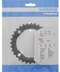 Shimano Lánckerék 32F Shimano FCM361 fekete 3x8 PCD 104mm