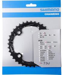  Lánckerék 36F Shimano FCT521 fekete 3x10 PCD 104MM