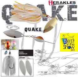 Herakles SPINNERBAIT QUAKE 5/8oz 17.5gr Silver (ARHKFL01)