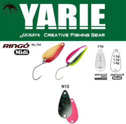 Yarie Jespa YARIE 704 RINGO MIDI 1.8gr N12 Slash Pink (Y70418N12)