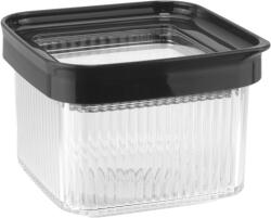 HORECANO HOME-Кутия за съхранение квадратна АНТРАЦИТ 550ml 11.3x11.3xh8.3cm (32106A) (017431)