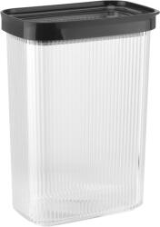 HORECANO HOME-Кутия за съхранение АНТРАЦИТ 2100ml 15.8x10xh22.2cm (32103A) (017430)
