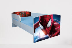  Patut pentru copii 2-8 ani Spiderman 5, Cu Protectie si saltea de 140x70 Cm inclusa Ptv4791 (PTV4791)