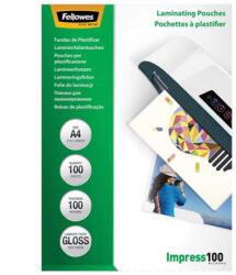 Fellowes Lamináló fólia, A4, 100 mikron, fényes, 100 db/doboz, Fellowes® (5351111) - tintasziget