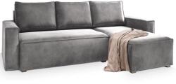  Canapea extensibila de colt CAVELO, gri deschis, reversibila