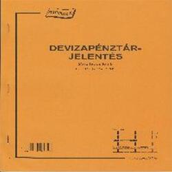 C. 318-123/V A4 25x2lapos álló "Deviza pénztárjelentés" nyomtatvány (C.318-123/V) - tintasziget