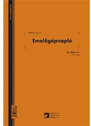  D. 7570-111 A4 2+25lapos álló "Emelőgépnapló" nyomtatvány (D.7570-111) - tintasziget