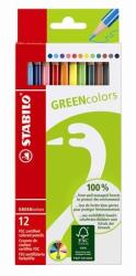 STABILO Színes ceruza készlet 12db-os STABILO GREENcolors (6019/2-121)