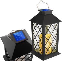 Lumileds LED napelemes kerti lámpa LIRIO Függő Lámpa 28cm Fekete LUMILED (LUMSOL1052)