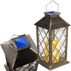 Lumileds LED napelemes kerti lámpa LIRIO Függő Lámpa Patina 28cm LUMILED (LUMSOL1045A)