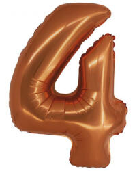 Réz 4-es Copper szám fólia lufi 76 cm (MLG158373)