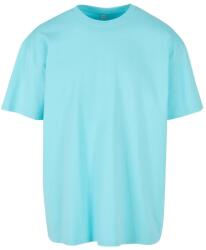 Build Your Brand Férfi póló Heavy Oversize Tee - Beryl blue | 3XL (BY102-1000343193)