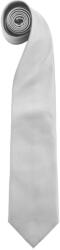 Premier Workwear Finom kötésű nyakkendő - Világos szürke (PR765-1000145910)