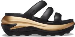 Crocs Mega Crush Metallic Triple Strap Női platform papucs (210459-072 M6W8)