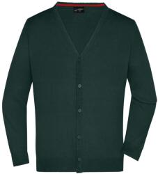 James & Nicholson (Daiber) Férfi pamut pulóver JN661 - Erdei zöld | L (1-JN661-1709587)