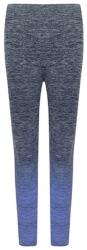 Tombo Női csíkos sport leggings - Sötétkék / kék | 2XS/XS (TL300-1000276380)
