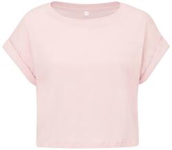 Mantis Női crop top póló - Enyhén rózsaszín | L (M96-1000311528)