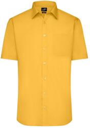 James & Nicholson (Daiber) Férfi rövid ujjú ing JN680 - Sárga | 4XL (1-JN680-1760419)