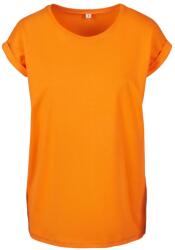 Build Your Brand Bluză lejeră cu mânecă scurtă pentru femei - Oranj | 4XL (BY021-1000296096)
