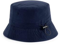 Beechfield Pălărie bucket hat din poliester reciclat - Albastru închis | S/M (B84R-1000327501)