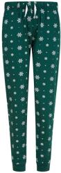 SF (Skinnifit) Pantaloni de pijama cu model în dungi pentru femei - Închisă verde / albă | S (SK085-1000336699)