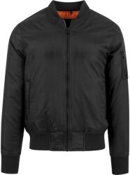 Build Your Brand Bomber izolat pentru bărbați - Neagră | XS (BY030-1000353980)