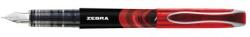 Zebra Töltőtoll, 0, 6 mm, ZEBRA, piros (TZ19673) - becsiirodaker