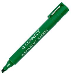 Q-CONNECT permanens marker, ferde hegyű, zöld