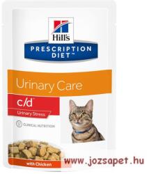 Hill's Prescription Diet Feline c/d urinary stress 85g*12 alutasakos eledel