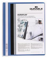DURABLE Gyorsfűző, A4, széles, panorámás, DURABLE "DURAPLUS®", kék (257906) - tonerpiac