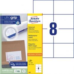 Avery Zweckform Univerzális címkék 105x74 mm Avery A4 100 lap