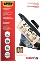 Fellowes lamináló fóliák 216x303 A4 125 mikron öntapadós