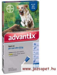 Advantix Spot-On 25kg-40kg közötti kutya számára 4ml*4 pipetta