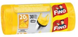 FINO Color 20 ℓ-os zipzáras tasakok, 7 mikron, 44 x 50 cm, sárga (30 db)