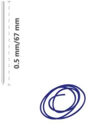 Junior Fém R1004 utántöltő (4 színű tollakhoz) 0, 5 mm - kék