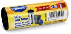 Wimex Szemeteszsák (HDPE) fekete 45 x 54 cm 18L "S" [50 db]