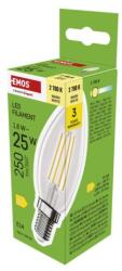 EMOS LED FLM GYERTYA 1, 8 W (25 W) 250 lm E14 WW 1525731248