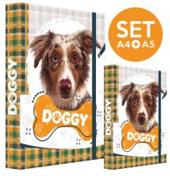 Junior Notebook doboz SET A4 + A5 Jumbo Doggy